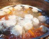 メイン級シーチキンと米粉のもっちり団子汁作り方6写真
