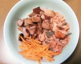 創味シャンタンDXで鮭チャーハン作り方1写真
