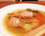 メイン級シーチキンと米粉のもっちり団子汁作り方10写真