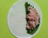 鶏肉と大葉の餃子風作り方2写真