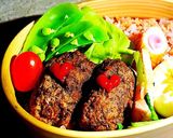 わっぱ弁当の作り方 ③ ハンバーグ作り方10写真