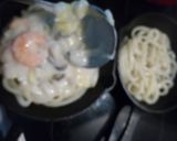 中華豆乳クリームモチモチうどんドリア作り方6写真