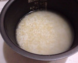 だしで炊く 鶏ゴマだれ発芽米ごはん作り方1写真