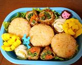 くまさん弁当★簡単キャラ弁作り方3写真