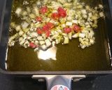 えびとマッシュルームのアヒージョ作り方3写真