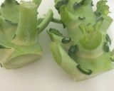 ブロッコリーの茎のおやき♡作り方1写真
