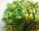 水菜とツナのオリーブ油サラダ作り方5写真