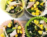 お弁当♡ハムほうれん草コーンのバター炒め作り方9写真