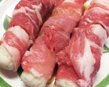 チクワの豚バラ肉巻きフライ作り方1写真