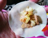 食感楽しい美味しい❤ツナとレンコンの餃子作り方3写真