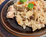 m炊飯器DE簡単鶏ごぼうピラフ作り方8写真
