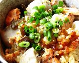 ■秋鮭と里芋の味噌バター炊き込みご飯■作り方4写真