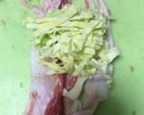 ロールされたキャベツカツ作り方3写真