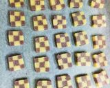 アイスボックスクッキー(紅いもチェック)作り方8写真
