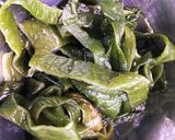 ニンニク好きのための ☆茎わかめ作り方1写真