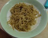 醤油バター風味のベーコンともやし焼きそば作り方6写真