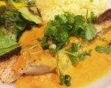 魚のムニエルのカレーソース作り方5写真