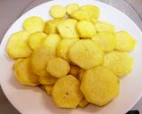 フライパンDEほくほくさつまいもプリン＊作り方1写真