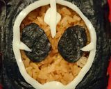 ずぼらなキャラ弁☆仮面ライダーゴースト作り方1写真