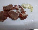 豚のにんにくバター炒め作り方1写真