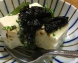 海苔の佃煮冷や奴作り方9写真