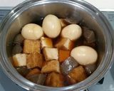簡単❤卵と厚揚げの甘辛煮物♪作り方5写真