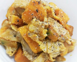 ほっこり甘辛❤かぼちゃと豚肉の炒め物♪作り方6写真