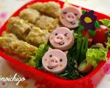 三匹の子豚(キャラ弁おかず)作り方13写真