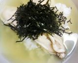 簡単!旬の牡蠣DEお茶漬け♪作り方5写真