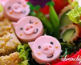 三匹の子豚(キャラ弁おかず)作り方14写真