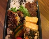 お弁当や幼児食コーンひじきミニお好み焼き作り方3写真