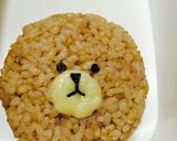 簡単！キャラ弁！LINEのクマ♡ブラウン作り方3写真