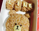 簡単！キャラ弁！LINEのクマ♡ブラウン作り方4写真