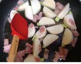 かぶ&ベーコンの白だし炒め作り方3写真