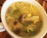 ♡生姜で身体ポカポカ♡きのこ中華スープ作り方4写真