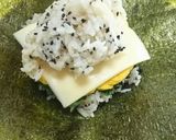 チクワ卵焼きチーズのおにぎらず作り方7写真