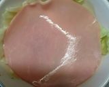 ハム１枚で★レンジでハムエッグ作り方3写真