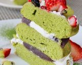 レンジで簡単♪♪抹茶の和風パンケーキ作り方7写真