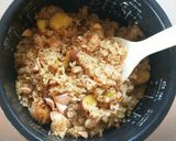 生姜香る☆鮭と薩摩芋の炊き込みご飯。作り方4写真
