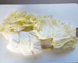 白菜とベーコンのワンポットグラタン。作り方1写真