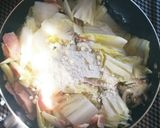 白菜とベーコンのワンポットグラタン。作り方6写真