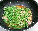 麻婆風♪ひき肉といんげんのピリ辛炒め作り方8写真