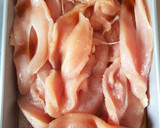 簡単☆食べやすい鶏ささ身のごま焼き♡作り方1写真