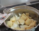 中華風！長芋と油揚げのぽかぽかスープ作り方3写真