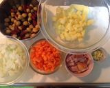 お野菜たっぷり ミネストローネ作り方1写真