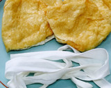 鶏つくねの巾着 と 高野豆腐の挟み煮作り方5写真