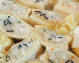 鶏つくねの巾着 と 高野豆腐の挟み煮作り方9写真