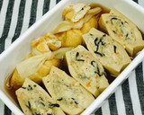 鶏つくねの巾着 と 高野豆腐の挟み煮作り方12写真