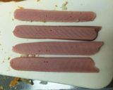 魚肉ソーセージとチーズのホットサンド♪作り方1写真