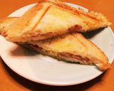 魚肉ソーセージとチーズのホットサンド♪作り方7写真